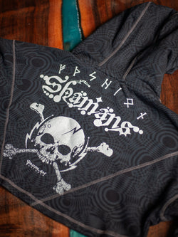 Crop Hoodie Woman / Cotton Fleece - WIERD NOISES Shamans