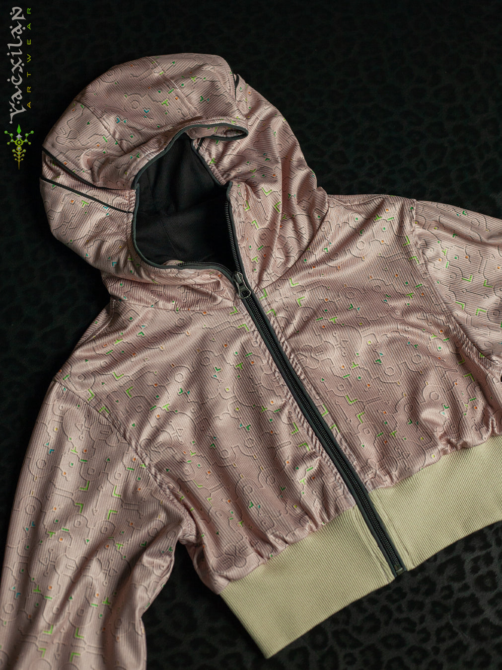 Crop Hoodie Woman / Flatrib - REBIRTH OF IKARO Sand