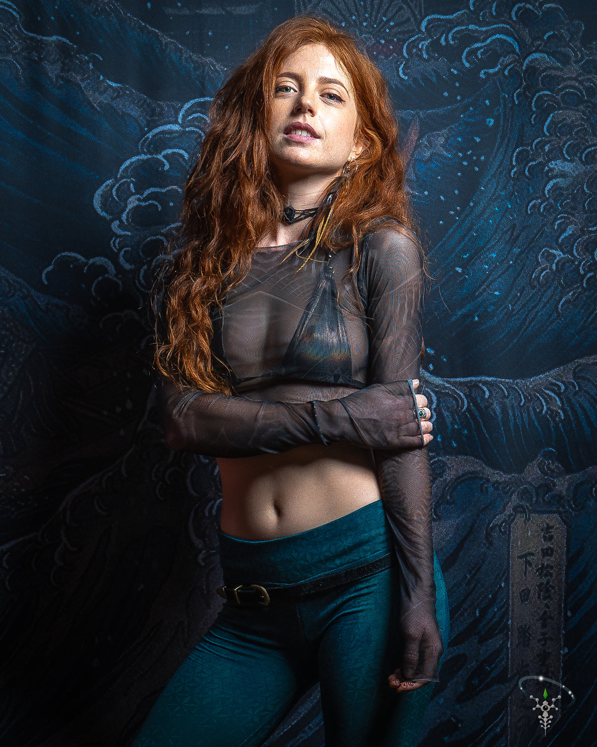 Crop-Top Longsleeve / Soft Mesh - DIRTY SANDOKAN
