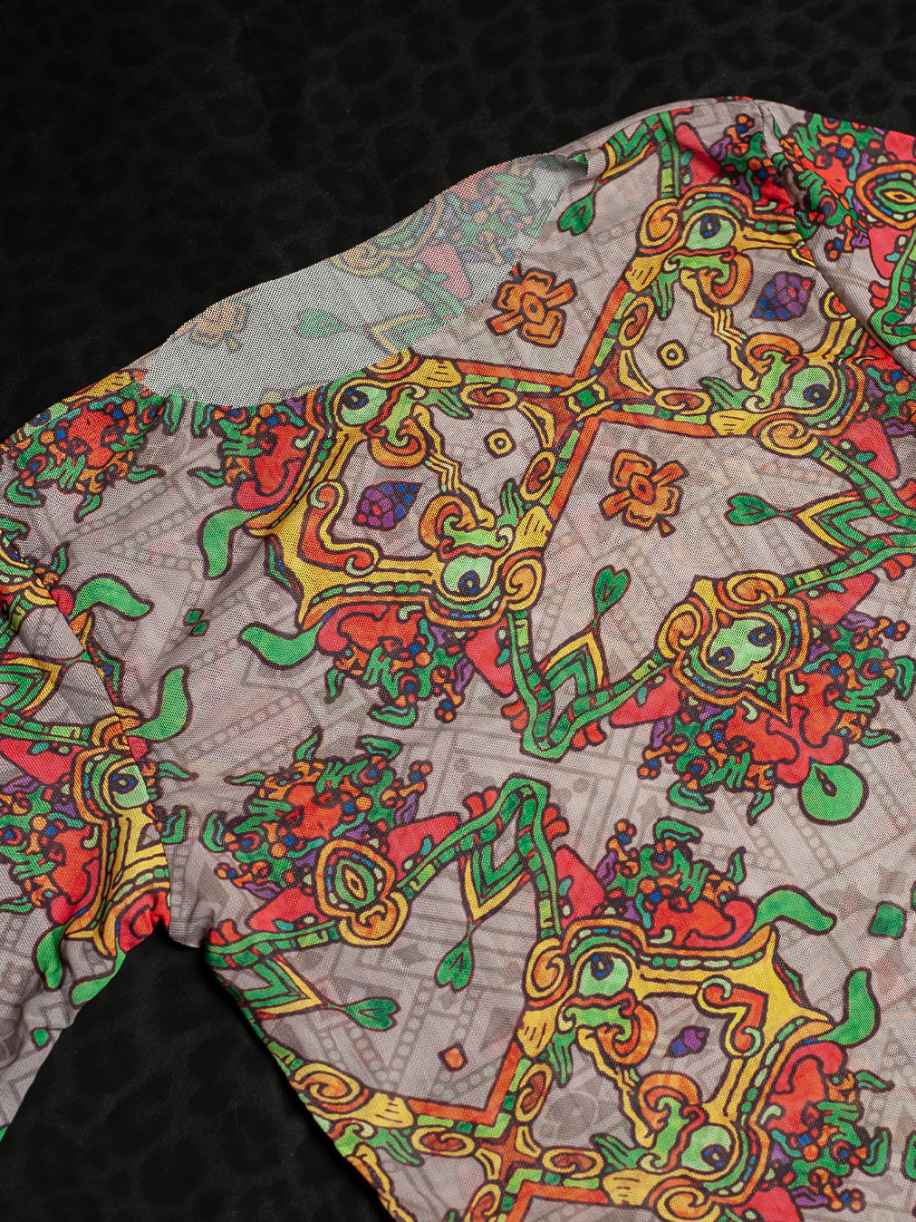 Crop Top Longsleeves / Soft Mesh - PAKALS GOLD