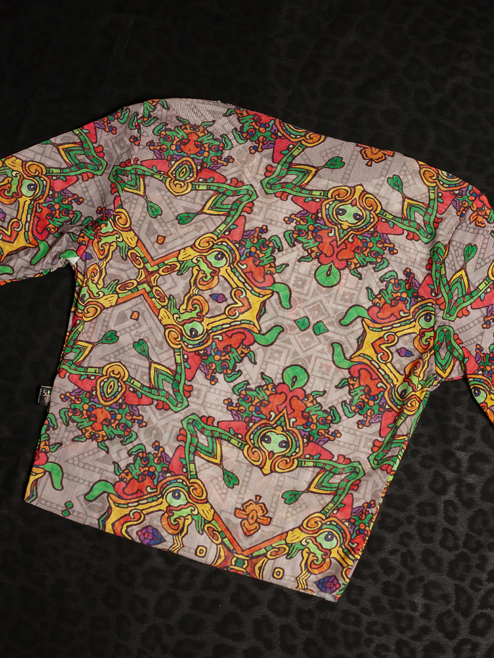 Crop Top Longsleeves / Soft Mesh - PAKALS GOLD