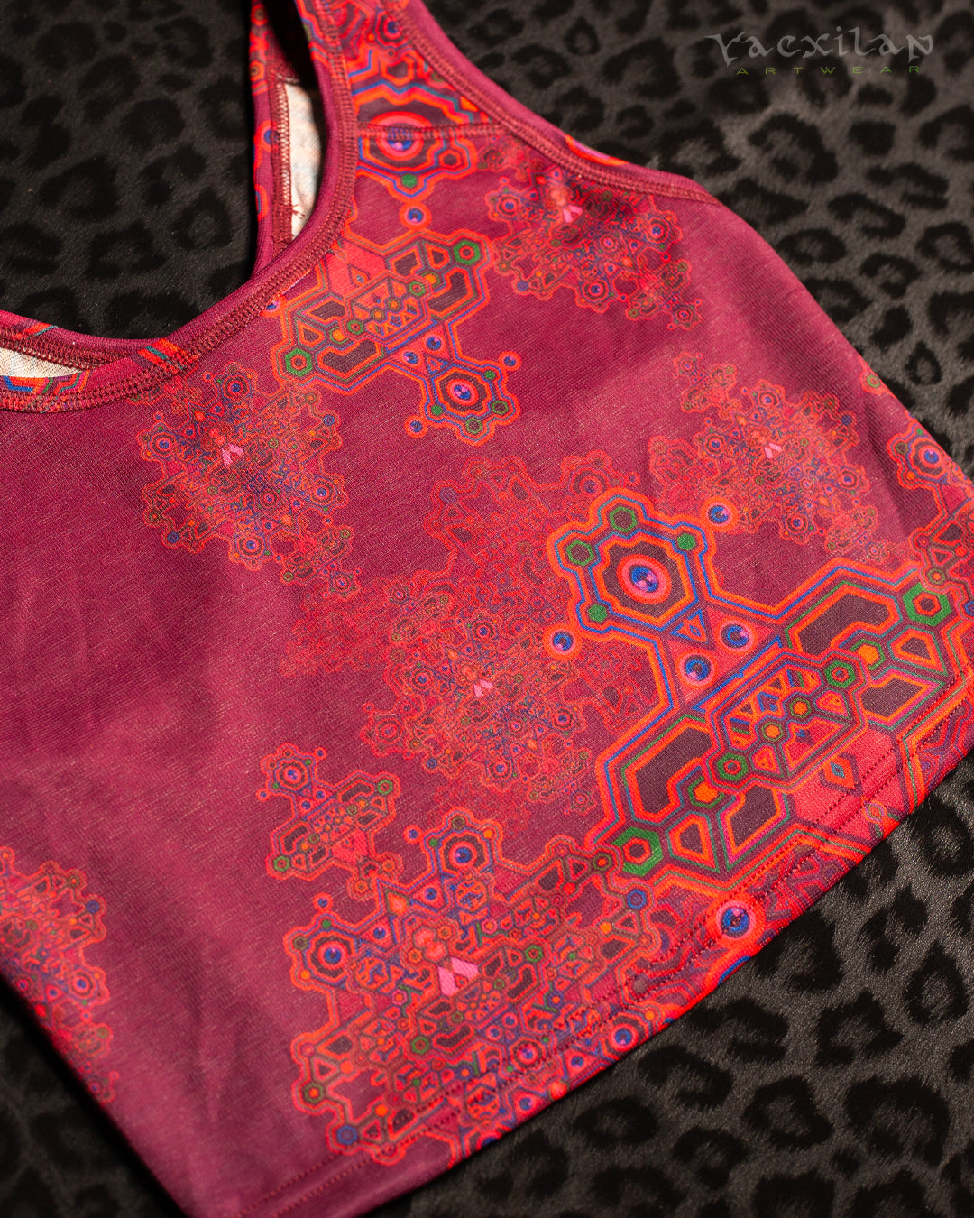 Crop-Top Simple / Silver Knits - PINK DEMETRIO