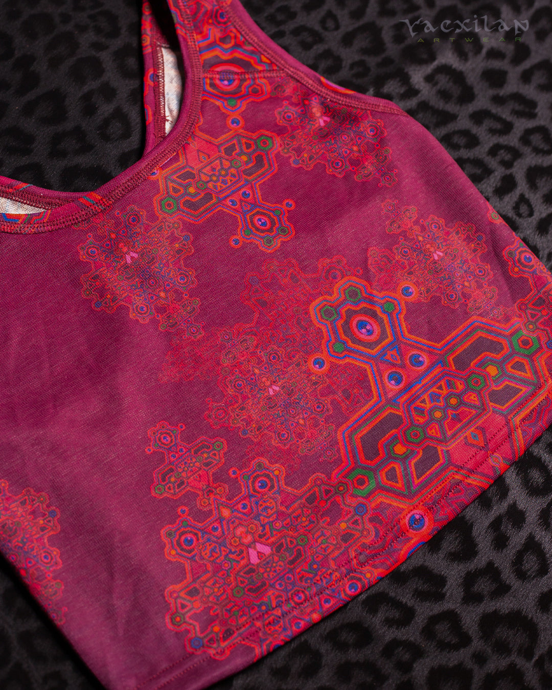 Crop-Top Simple / Silver Knits - PINK DEMETRIO