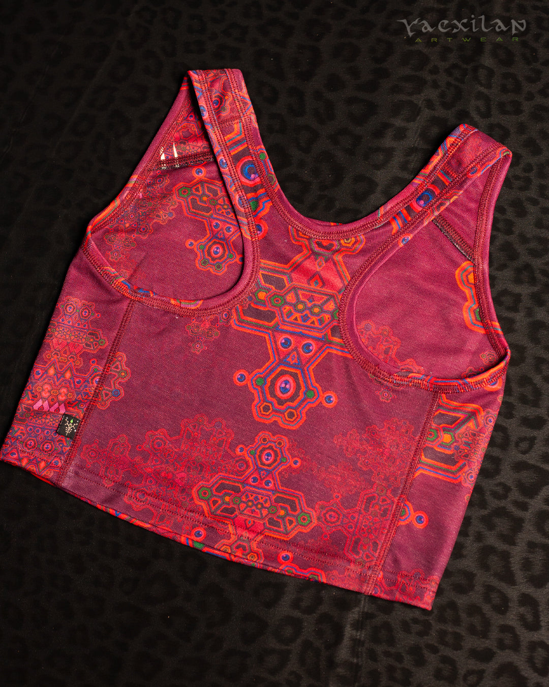 Crop-Top Simple / Silver Knits - PINK DEMETRIO