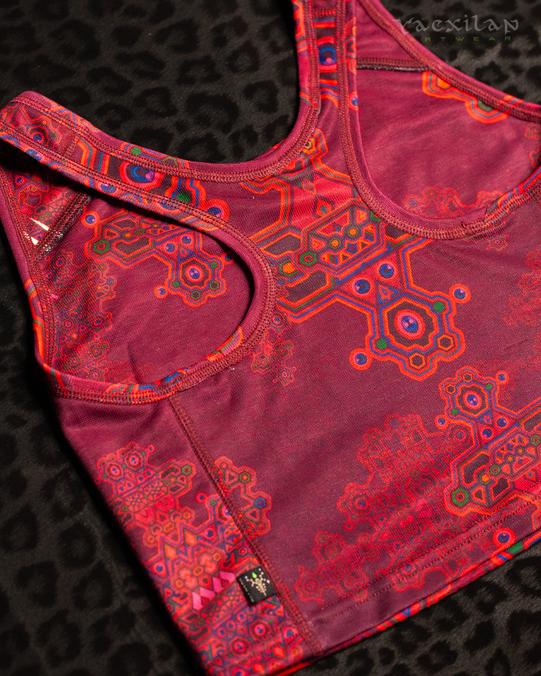 Crop-Top Simple / Silver Knits - PINK DEMETRIO