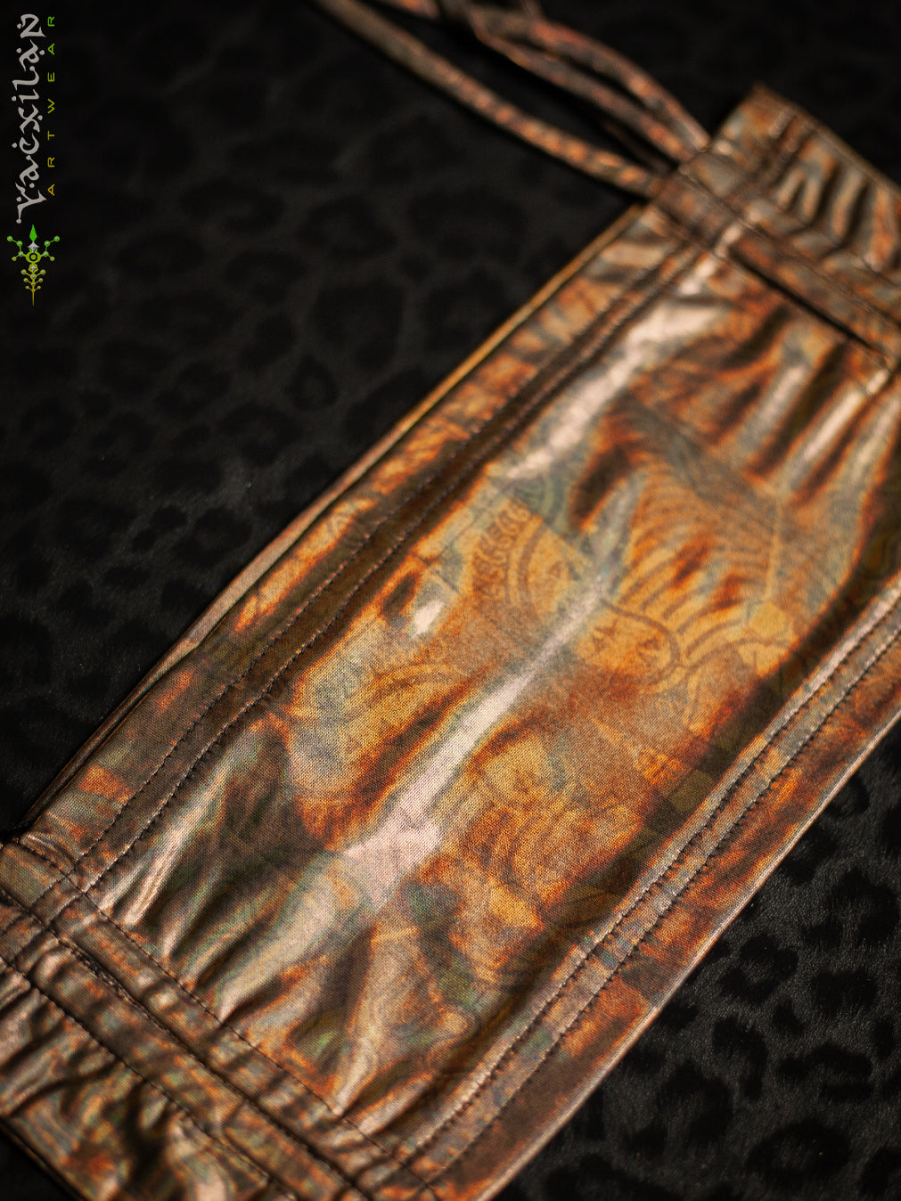 Crop Top Simple / Holographic Gold - PSYCHEDELIKA