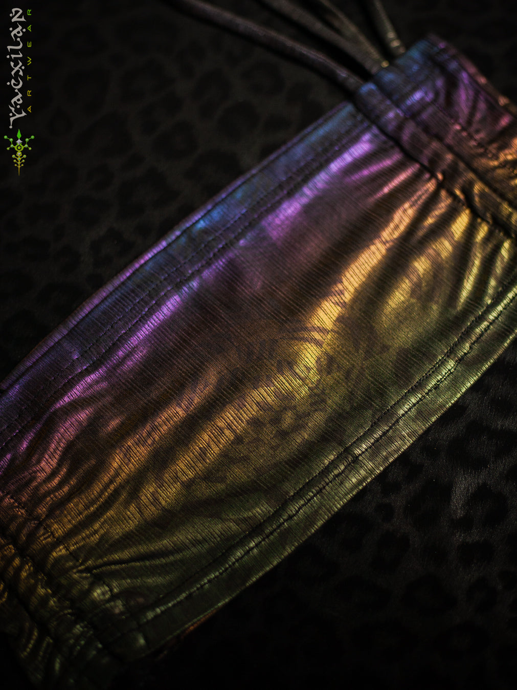 Crop Top Simple / Holographic Rainbow Licra - MATZOKIO