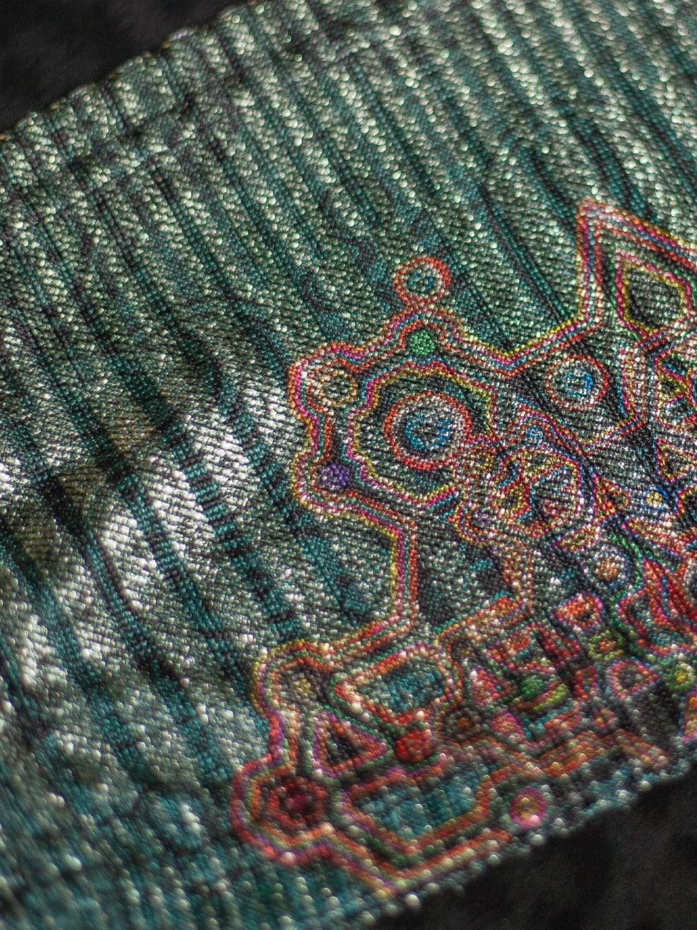 Crop Top Simple / Silver Strippes Knits - ATLANTIS