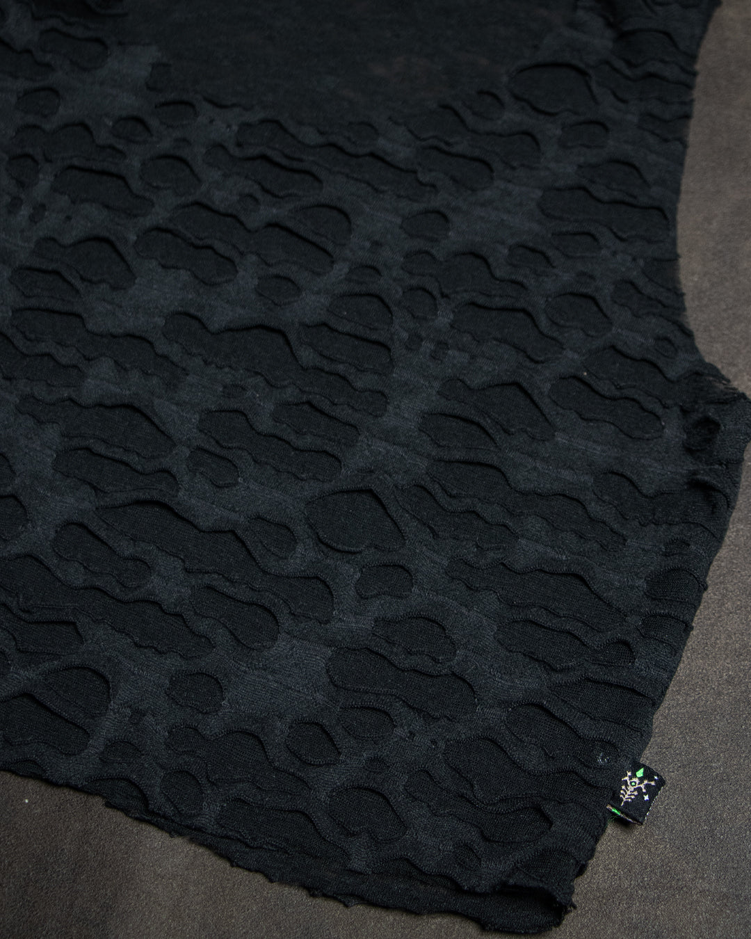 Crop-Top Simple / TrashPunk - BLAK