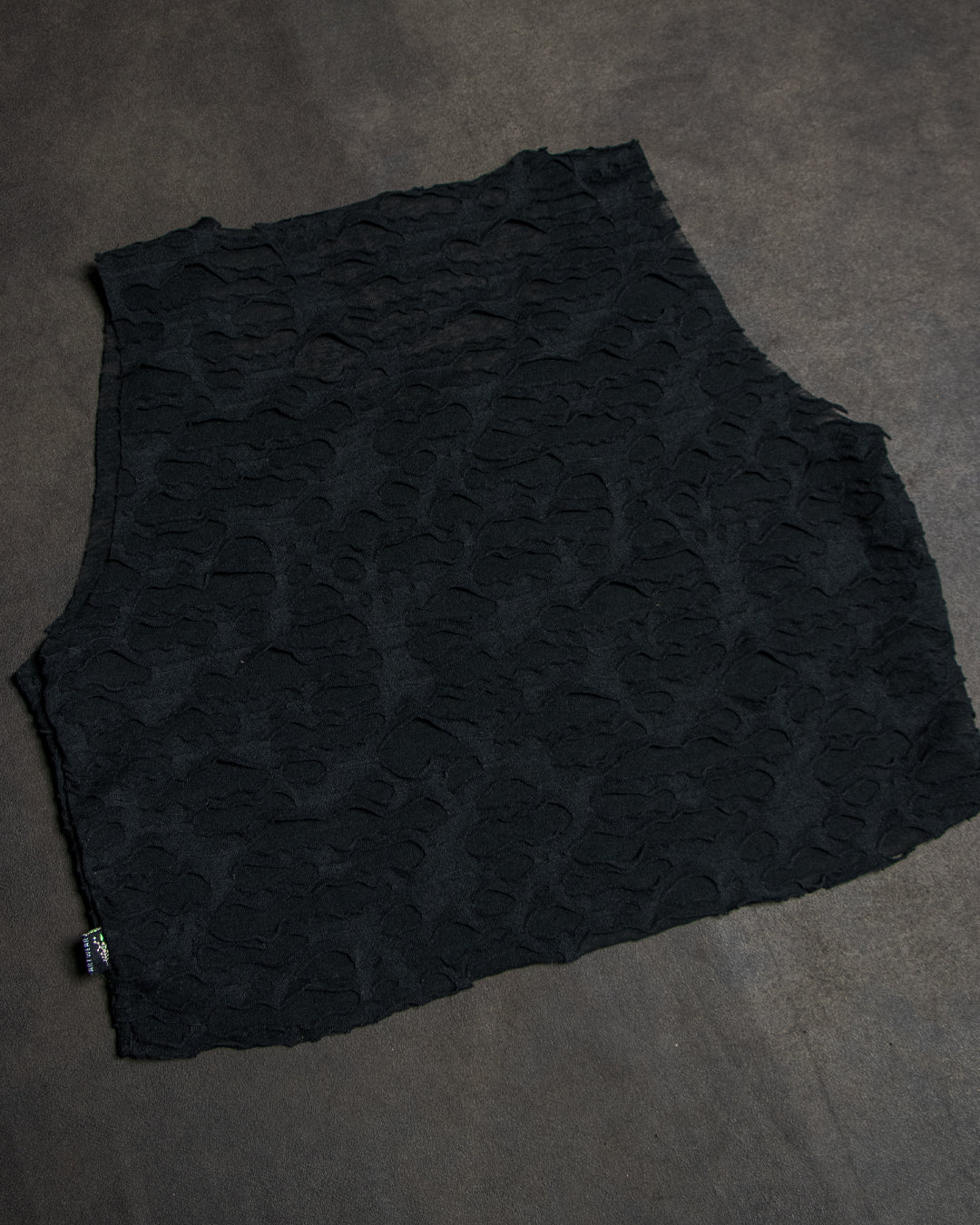 Crop-Top Simple / TrashPunk - BLAK