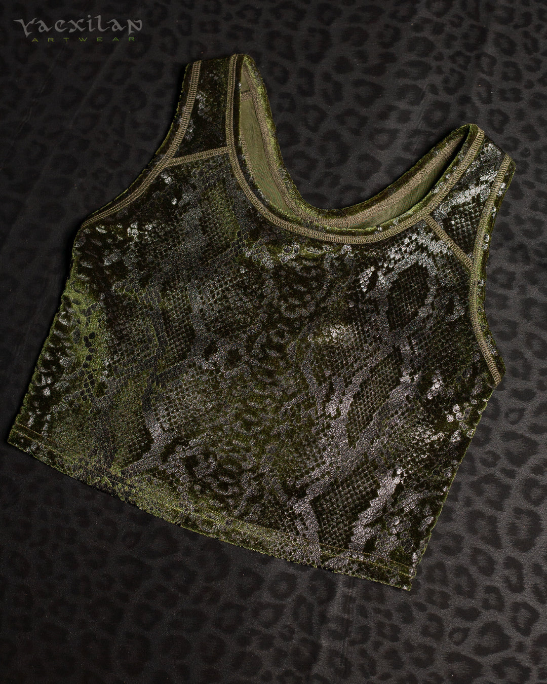 Crop-Top Simple / Velvet Kobra - MOSS