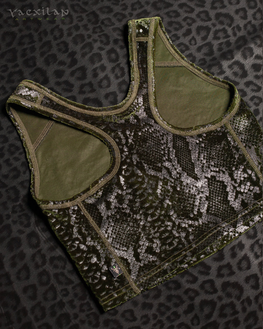 Crop-Top Simple / Velvet Kobra - MOSS