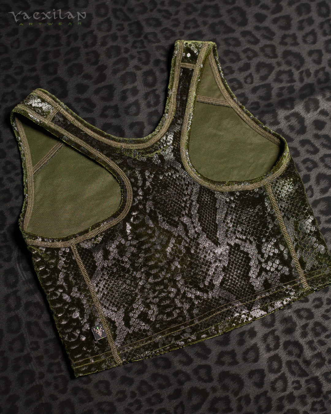 Crop-Top Simple / Velvet Kobra - MOSS