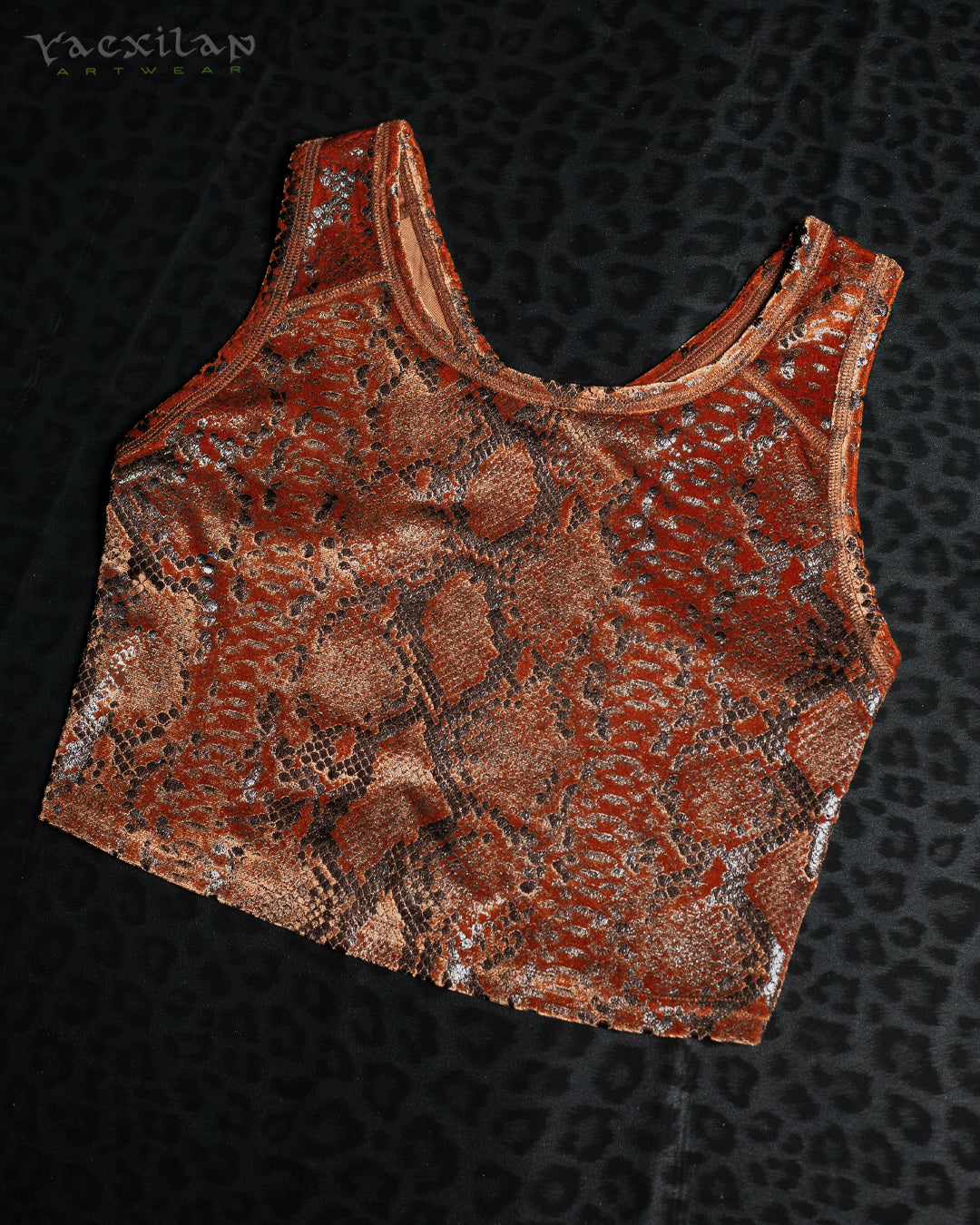 Crop-Top Simple / Velvet Kobra - OXIDE