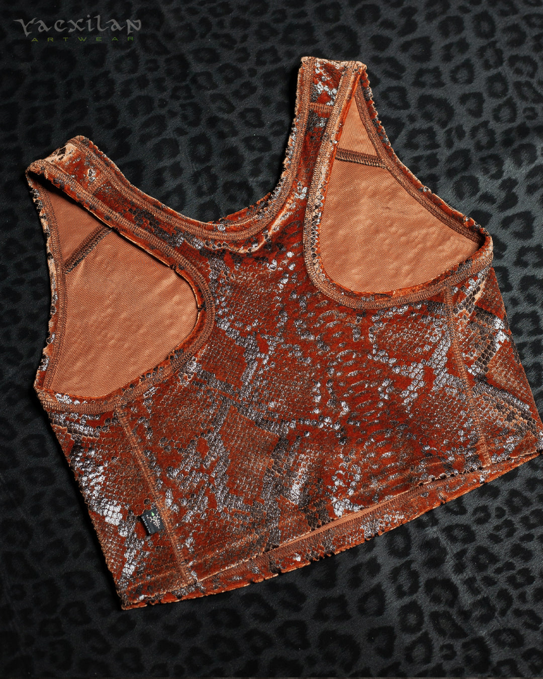 Crop-Top Simple / Velvet Kobra - OXIDE