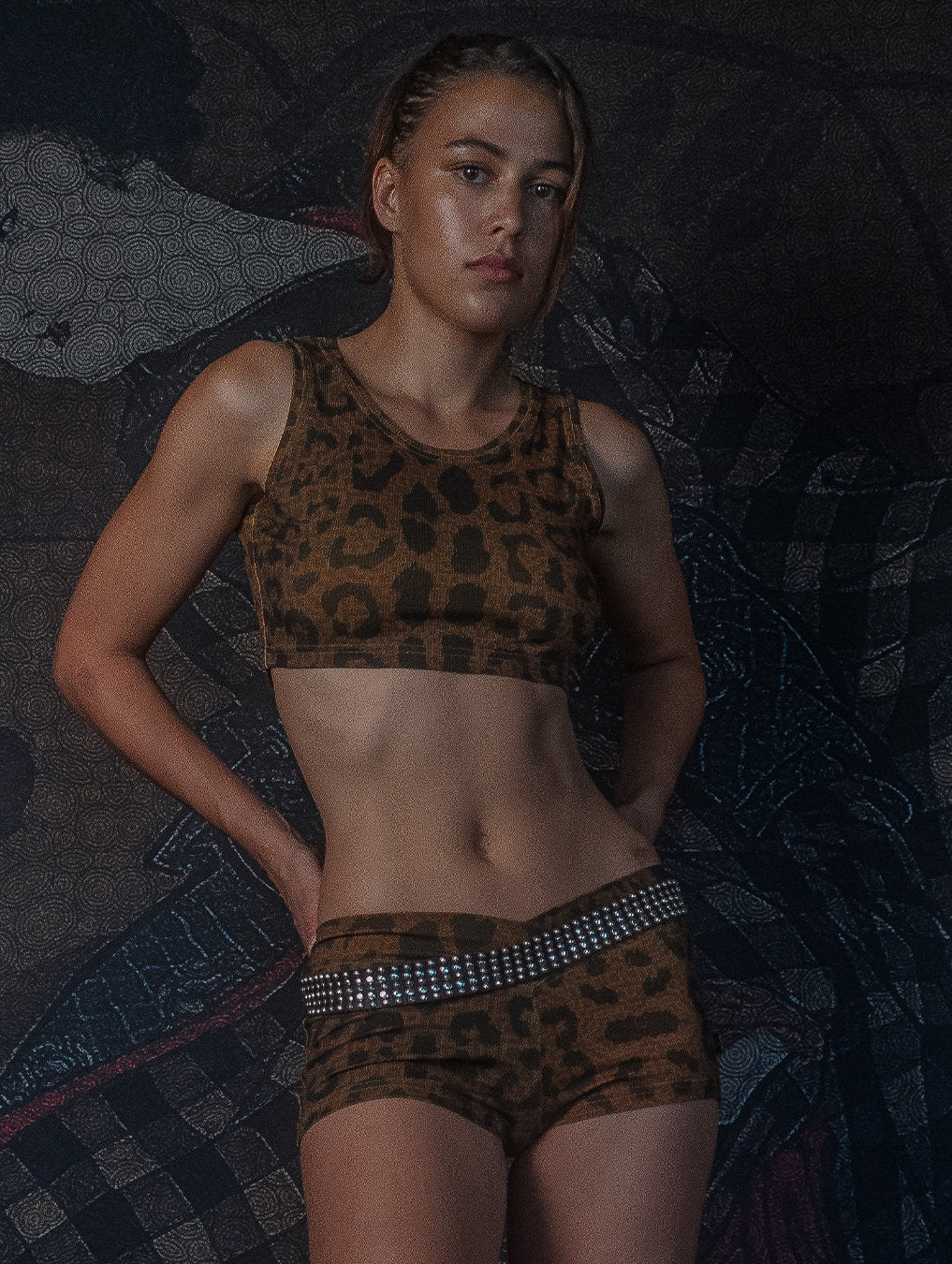 Crop-Top Back Free / Flatrib - LEOPARDUS
