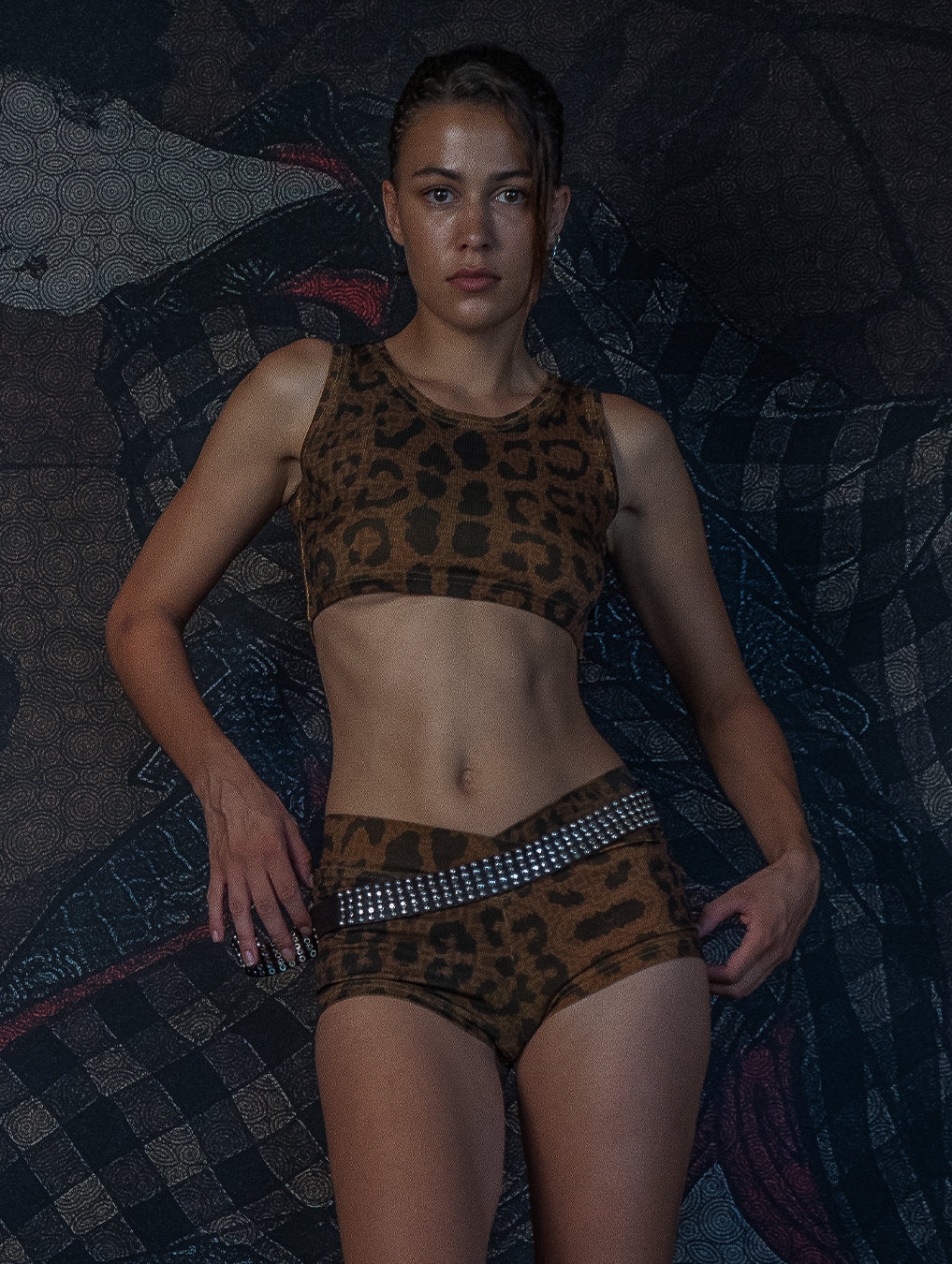 Crop-Top Back Free / Flatrib - LEOPARDUS