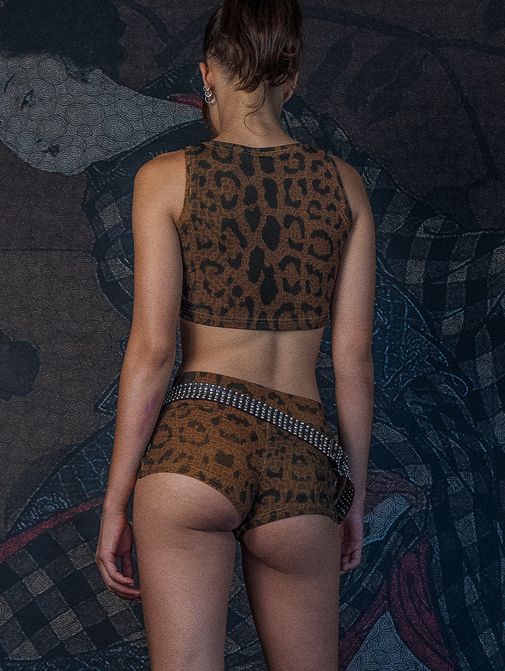 Crop-Top Back Free / Flatrib - LEOPARDUS