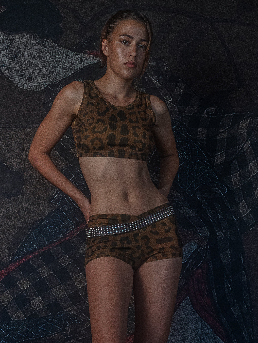 Crop-Top Back Free / Flatrib - LEOPARDUS