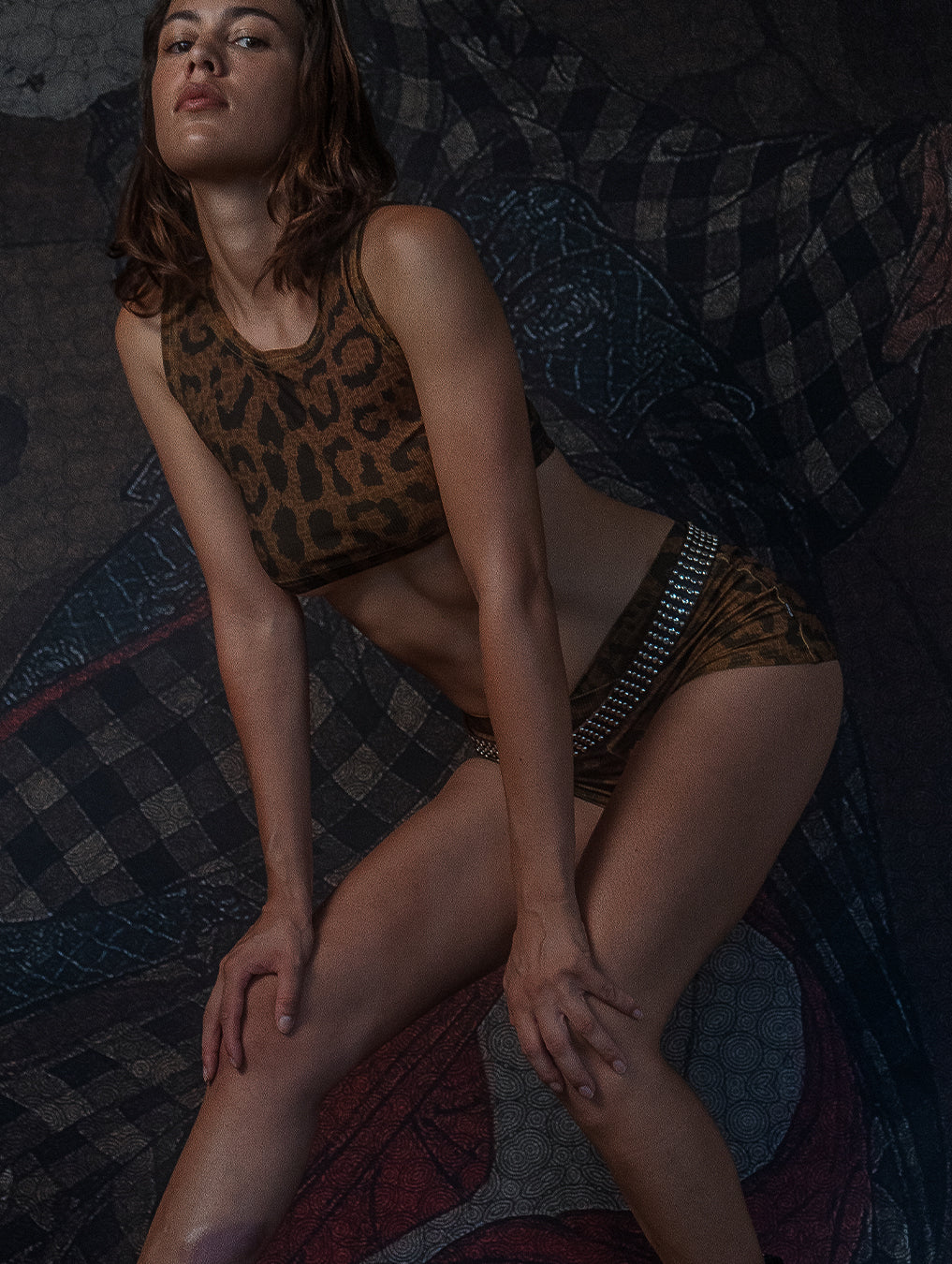 Crop-Top Back Free / Flatrib - LEOPARDUS