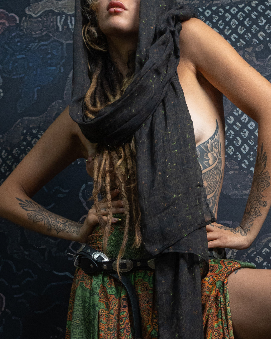 Scarf / Pareo Bamboo - REBIRTH OF IKARO Forest