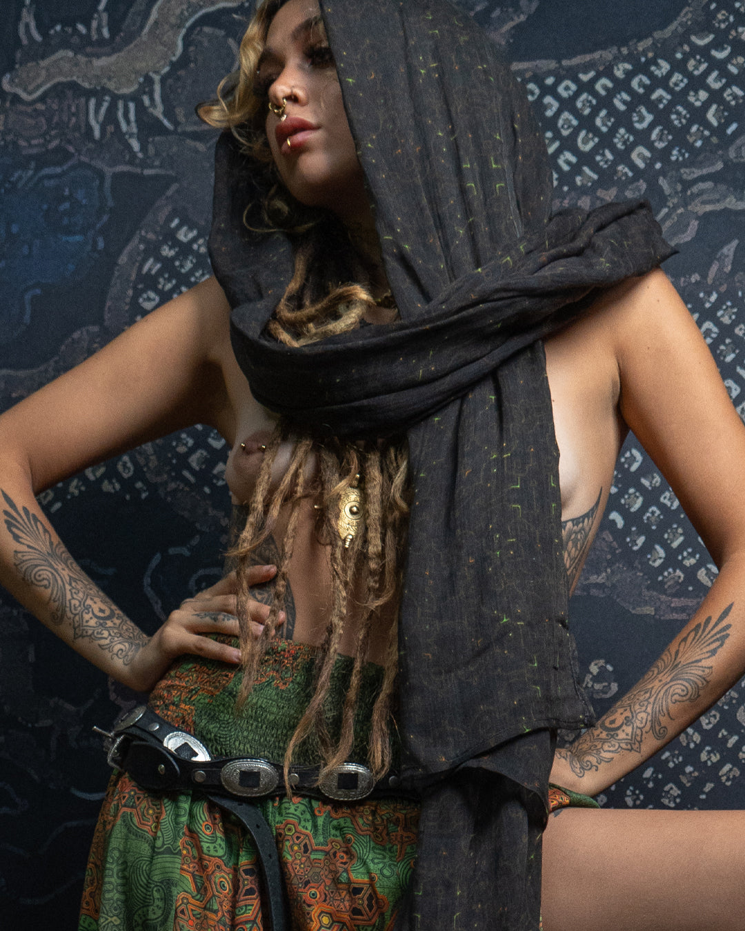 Scarf / Pareo Bamboo - REBIRTH OF IKARO Forest