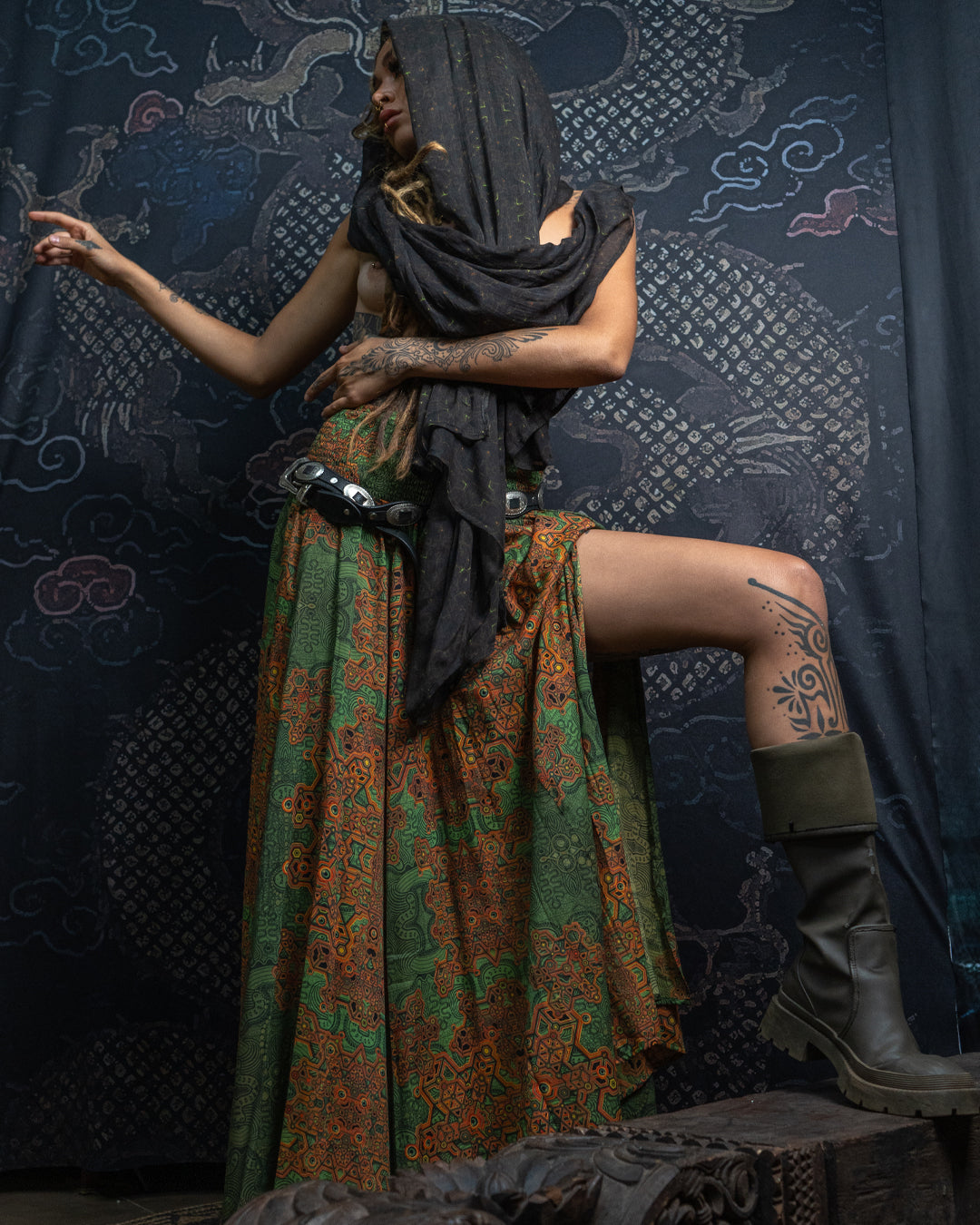 Scarf / Pareo Bamboo - REBIRTH OF IKARO Forest