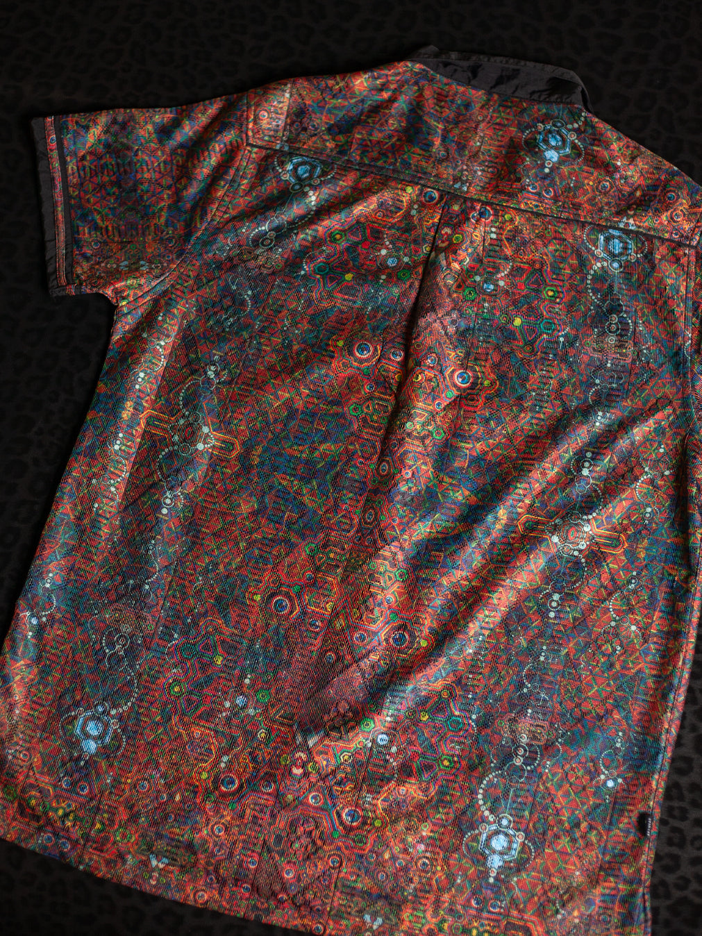 Shirt Men DOLCE Half Sleeves / Lace Black Border - SERPENTS N LADDERS