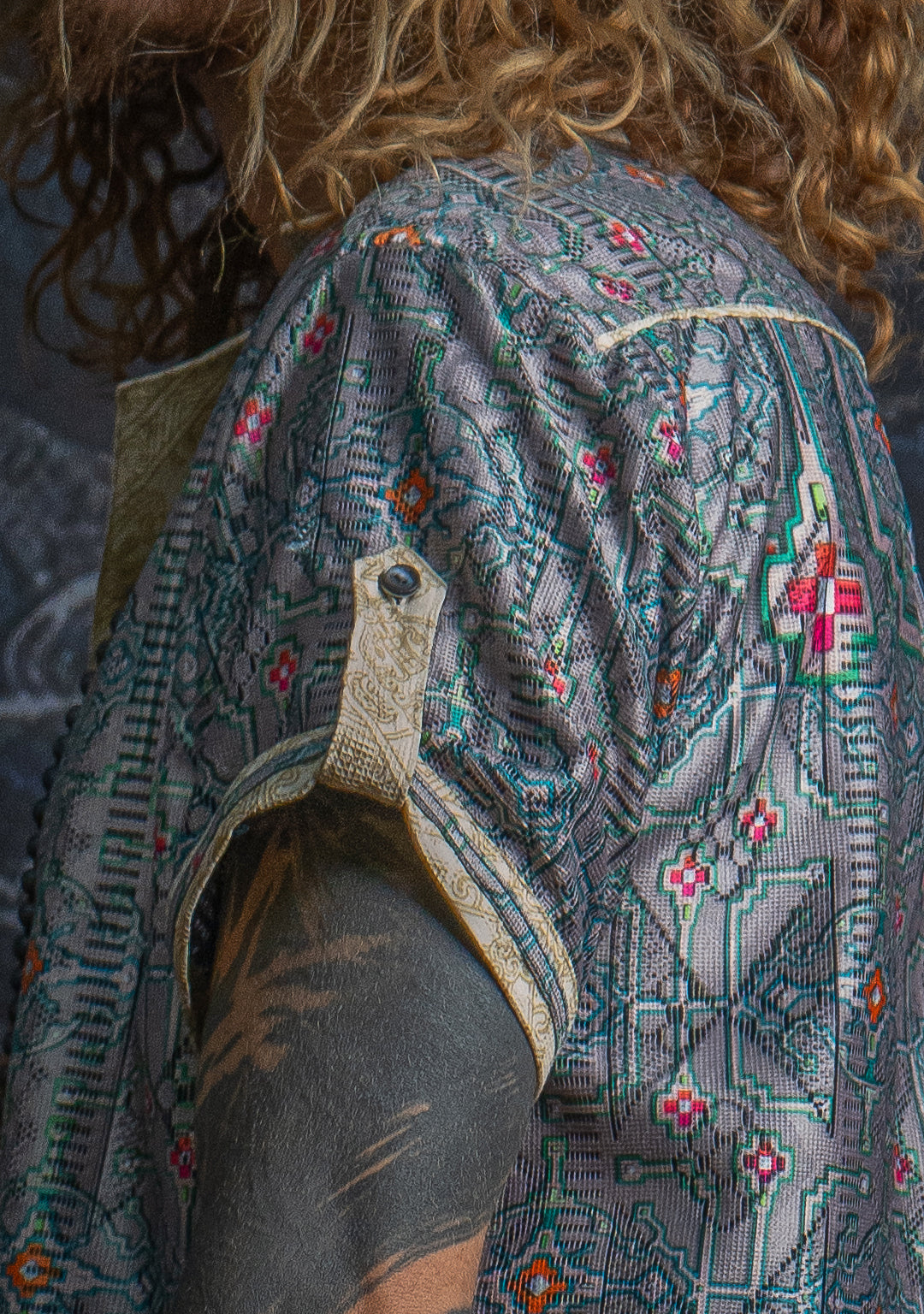 Shirt Men DOLCE Half Sleeves / Lace Cream Border - HUIRRARIKA