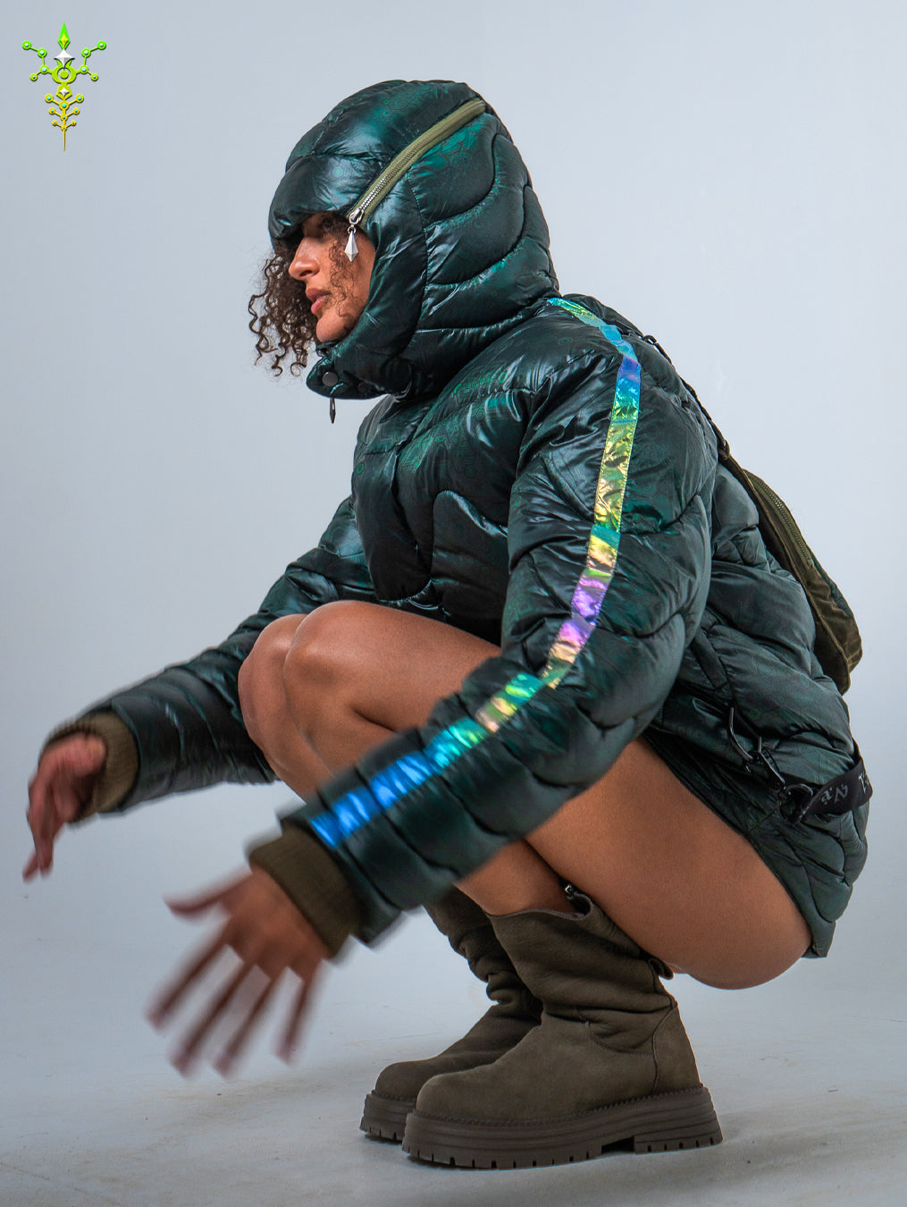 Puffer Jacket - Green Forest ATLANTHEON