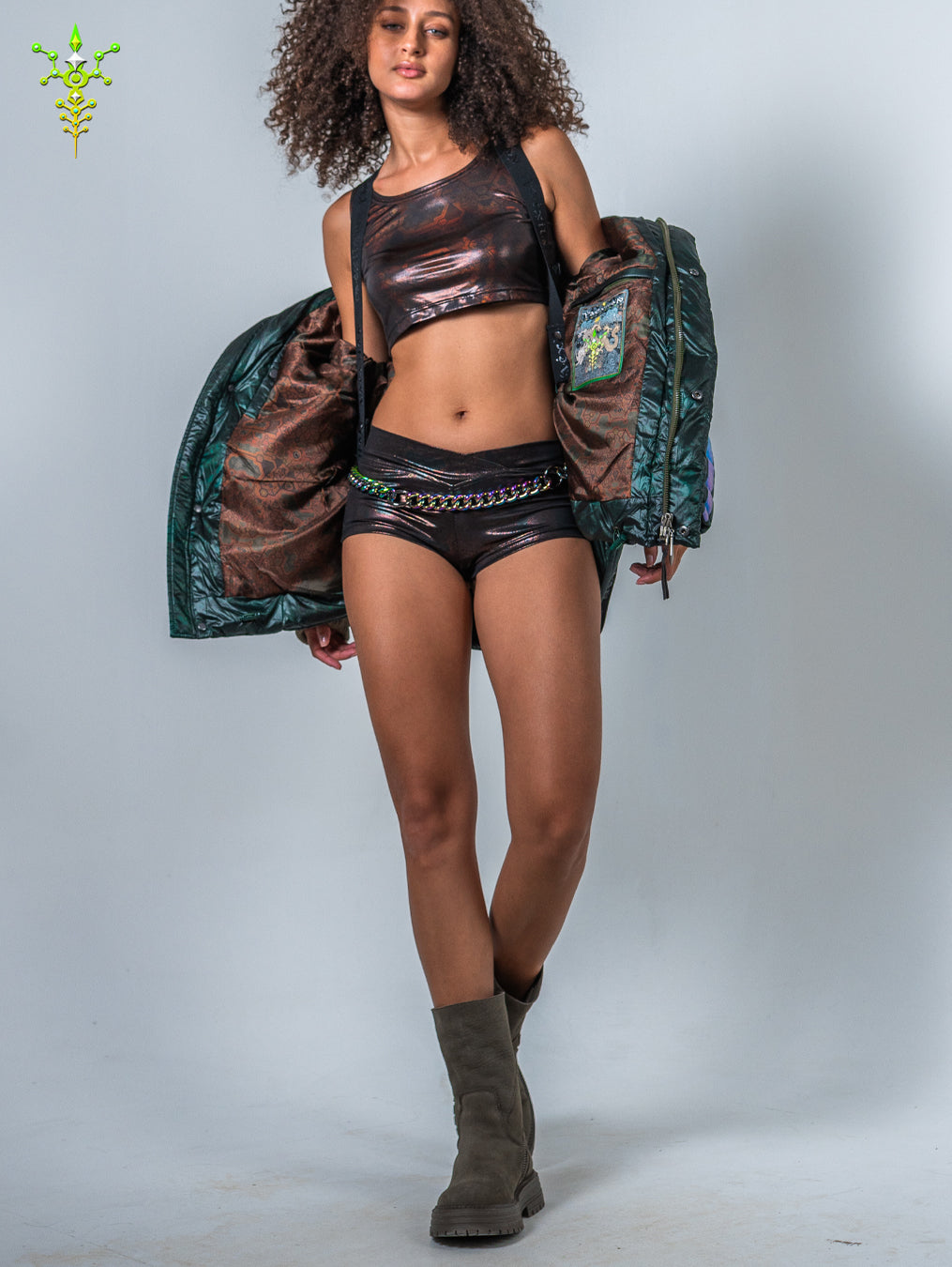 Puffer Jacket - Green Forest ATLANTHEON