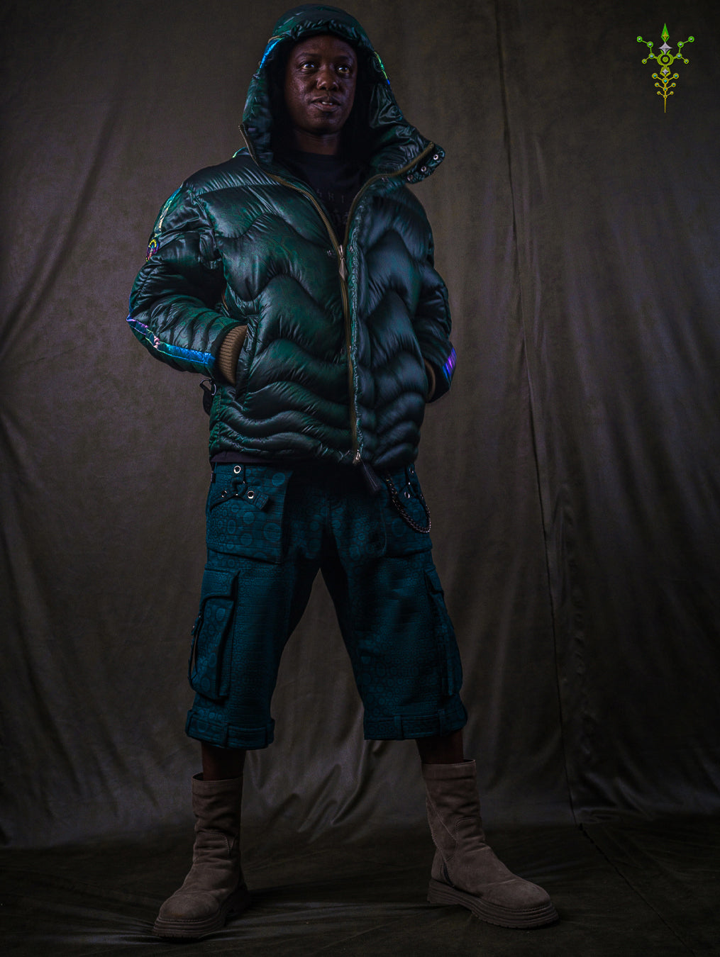 Puffer Jacket - Green Forest ATLANTHEON
