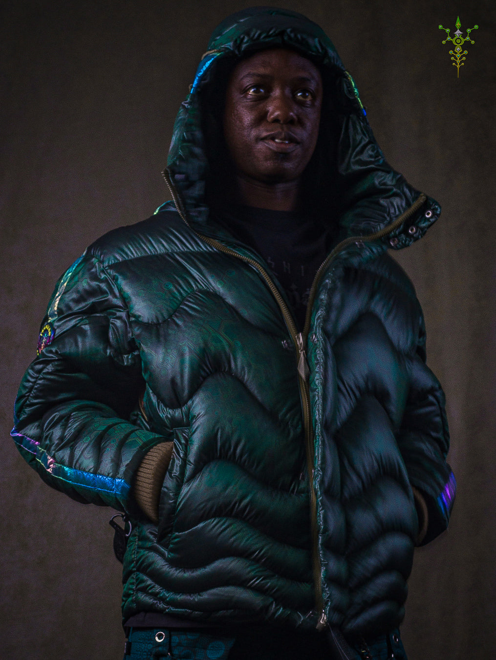 Puffer Jacket - Green Forest ATLANTHEON