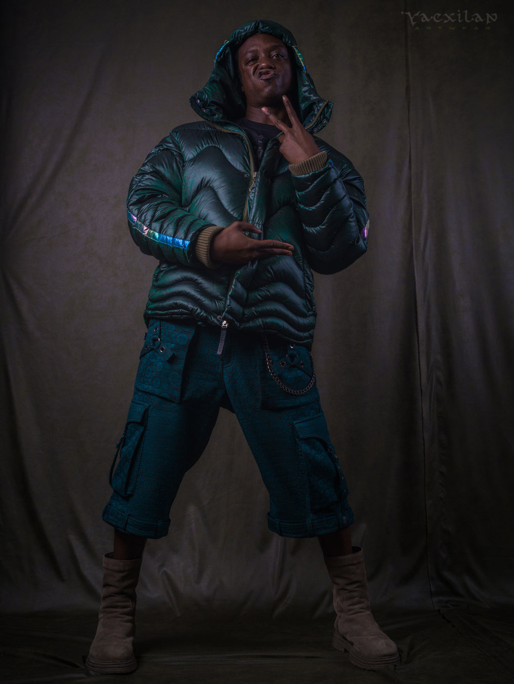 Puffer Jacket - Green Forest ATLANTHEON