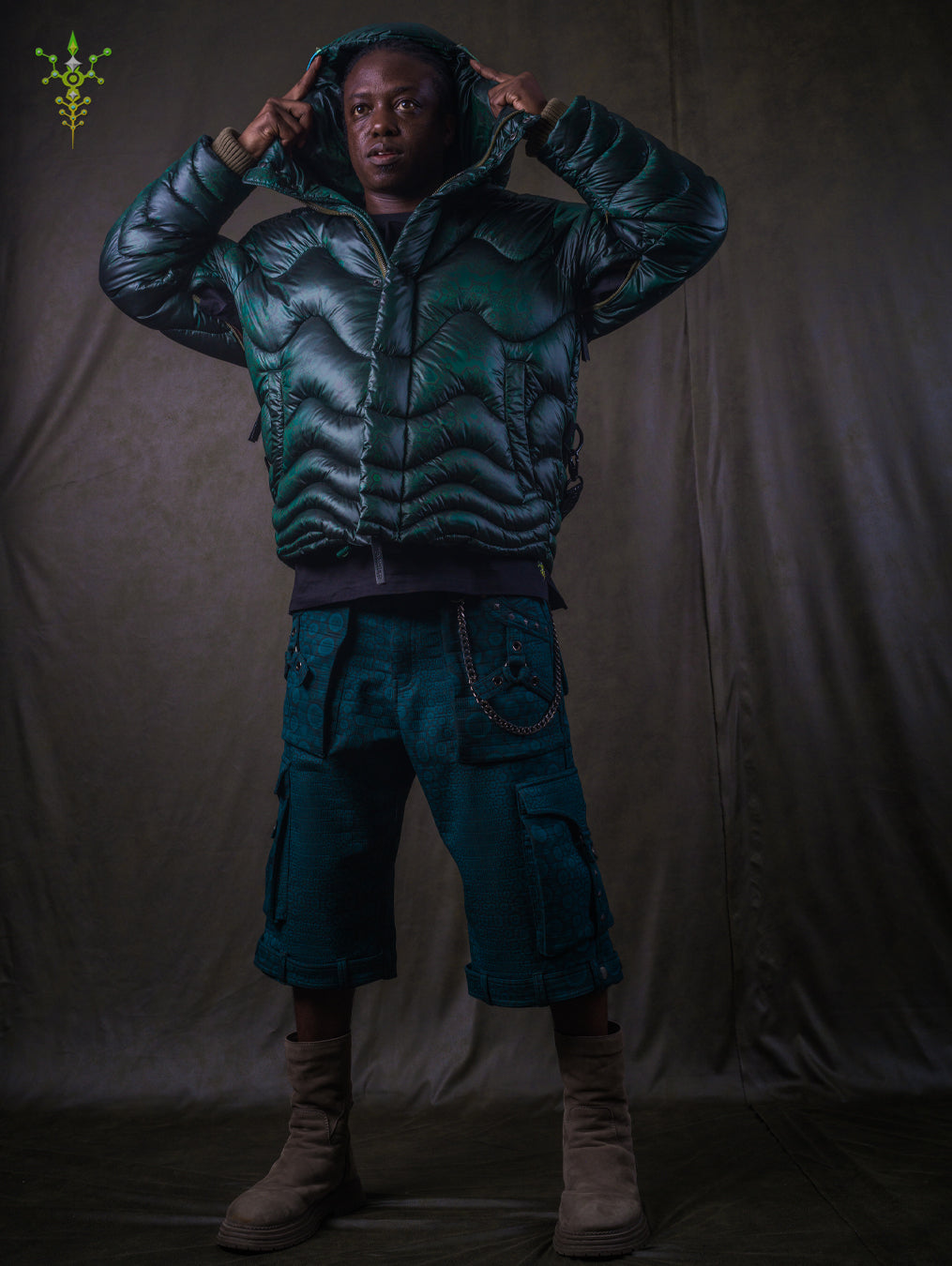 Puffer Jacket - Green Forest ATLANTHEON