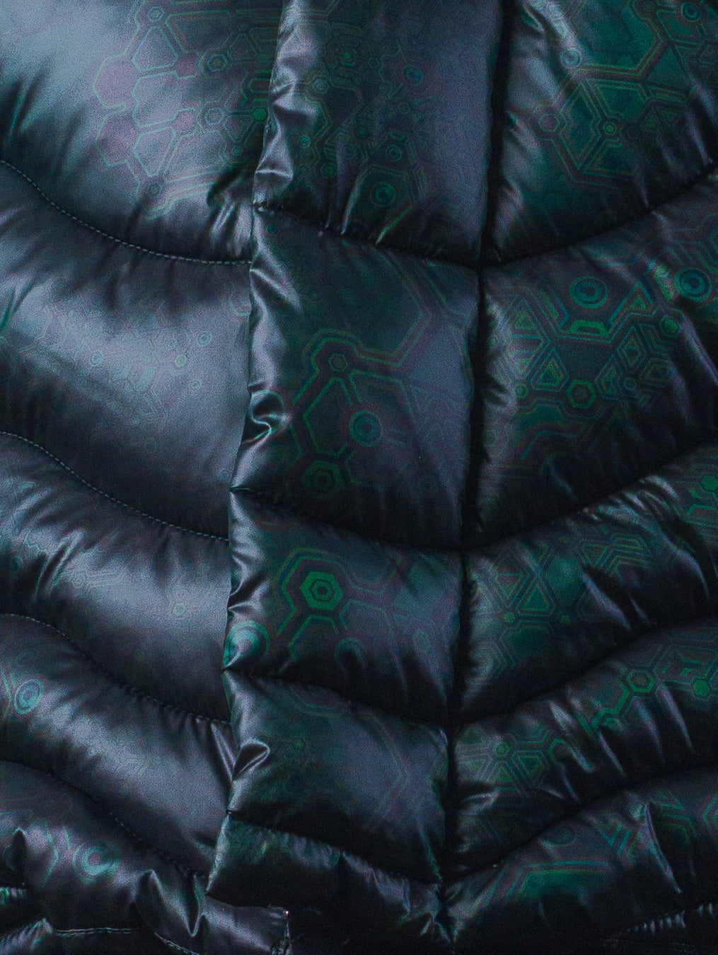 Down Jacket Men & Pakpak / Nylon - Green Forest ATLANTHEON