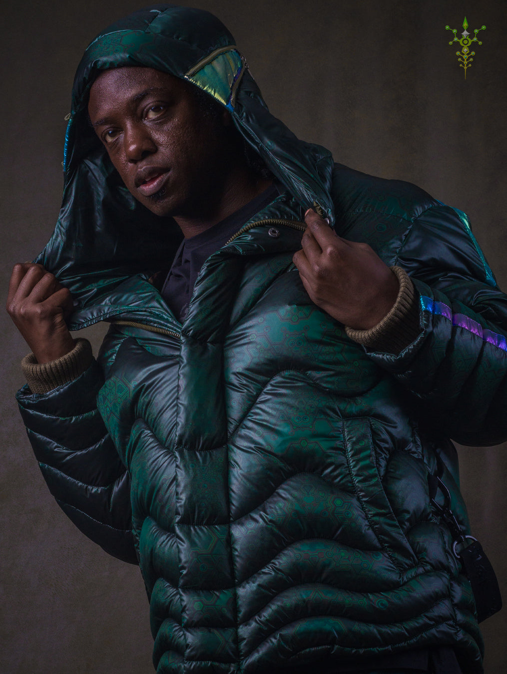 Puffer Jacket - Green Forest ATLANTHEON