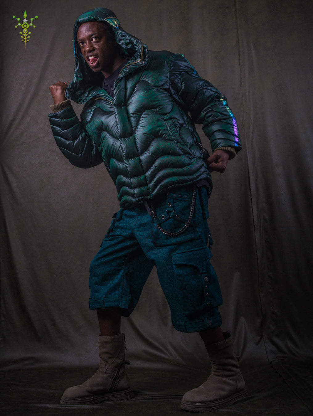 Puffer Jacket - Green Forest ATLANTHEON