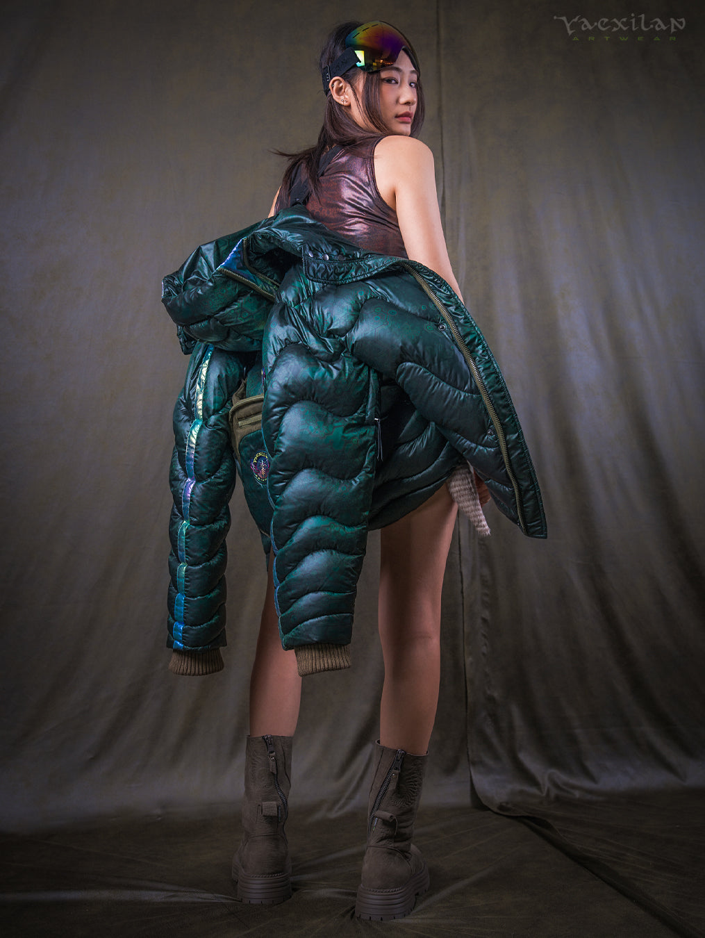 Puffer Jacket - Green Forest ATLANTHEON