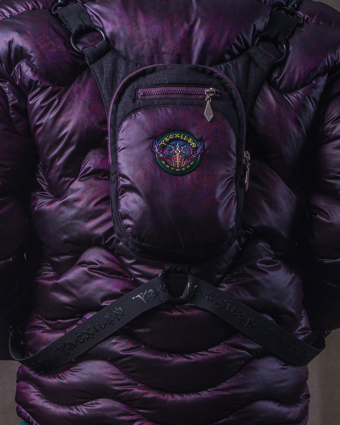 Down Jacket Men & Pakpak / Nylon - Purple Haze ASTROCORAL