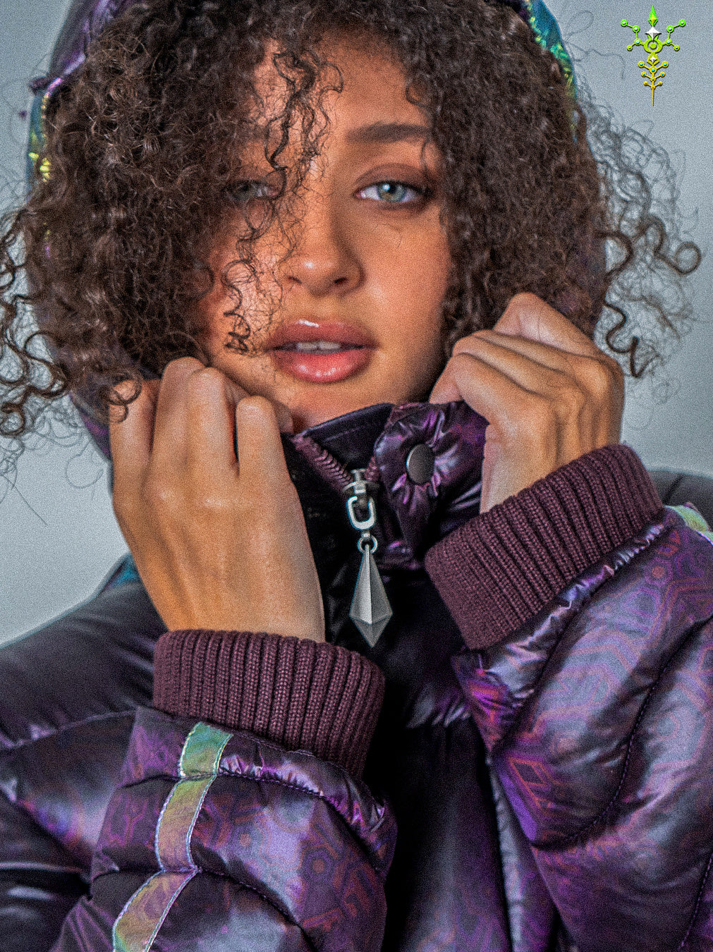 Down Jacket Woman & Pakpak / Nylon - Purple Haze ASTROCORAL