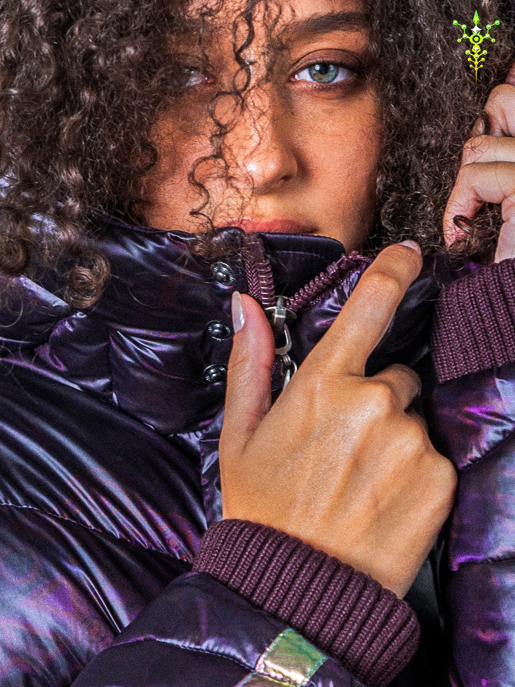 Down Jacket Woman & Pakpak / Nylon - Purple Haze ASTROCORAL