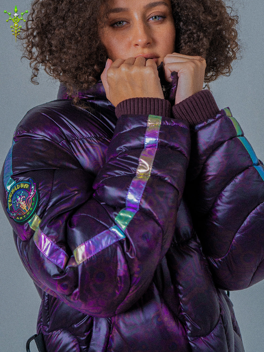 Down Jacket Woman & Pakpak / Nylon - Purple Haze ASTROCORAL