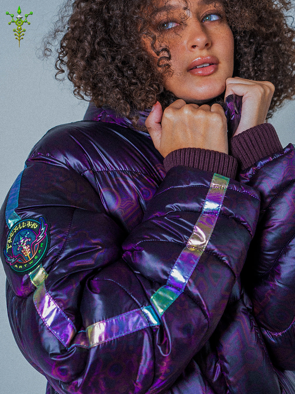 Down Jacket Woman & Pakpak / Nylon - Purple Haze ASTROCORAL