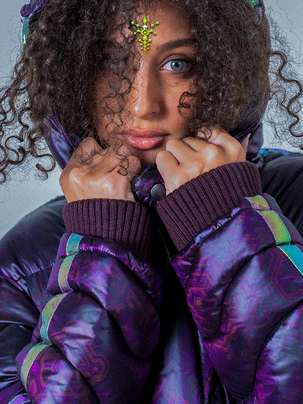 Down Jacket Woman & Pakpak / Nylon - Purple Haze ASTROCORAL