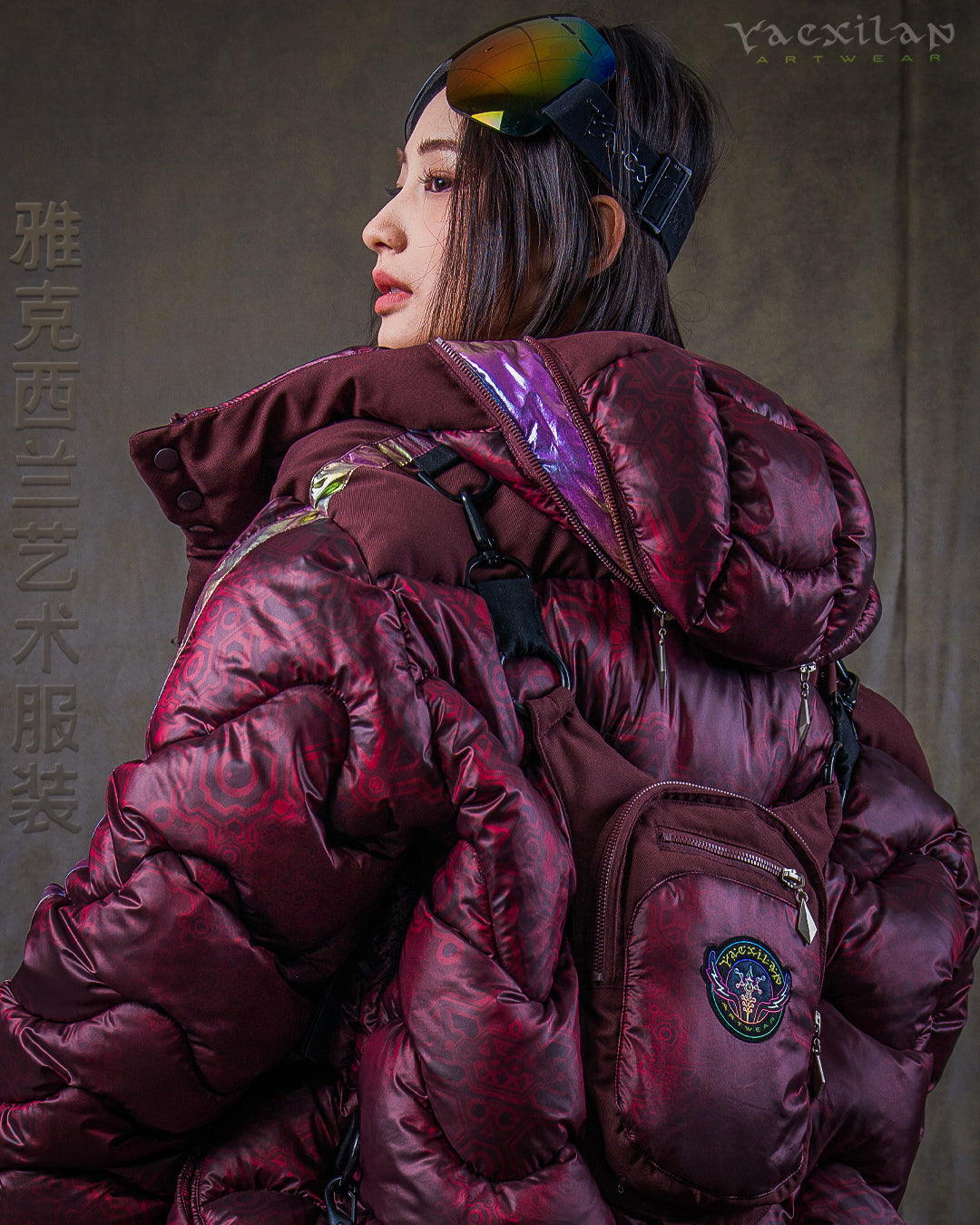 Down Jacket Woman & Pakpak / Nylon - Redwine DEMETRIO