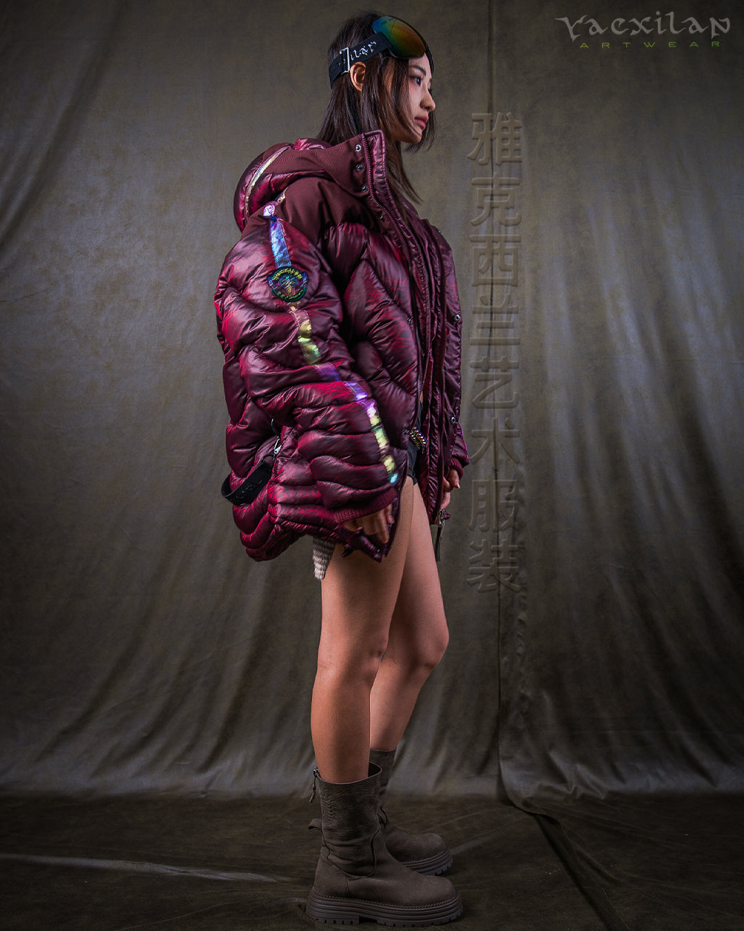 Down Jacket Woman & Pakpak / Nylon - Redwine DEMETRIO