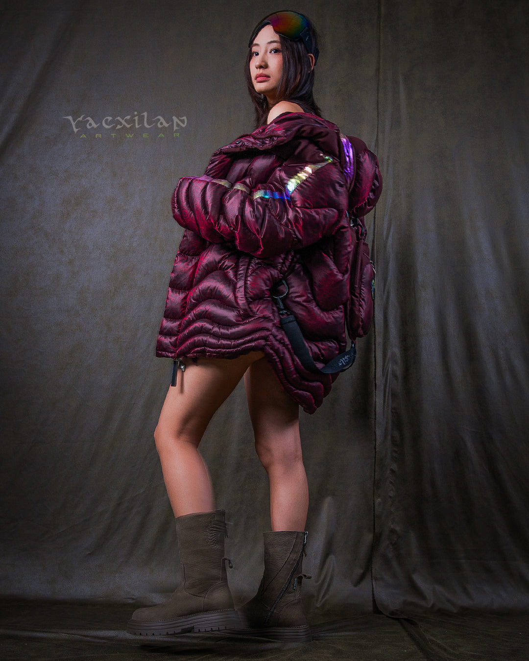 Down Jacket Woman & Pakpak / Nylon - Redwine DEMETRIO