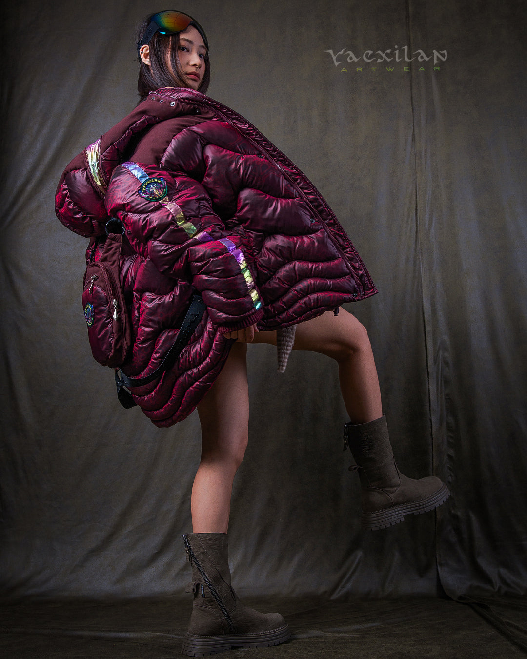 Down Jacket Woman & Pakpak / Nylon - Redwine DEMETRIO