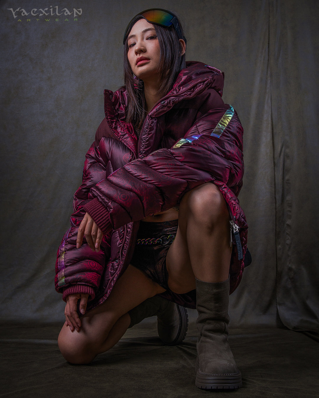 Down Jacket Woman & Pakpak / Nylon - Redwine DEMETRIO